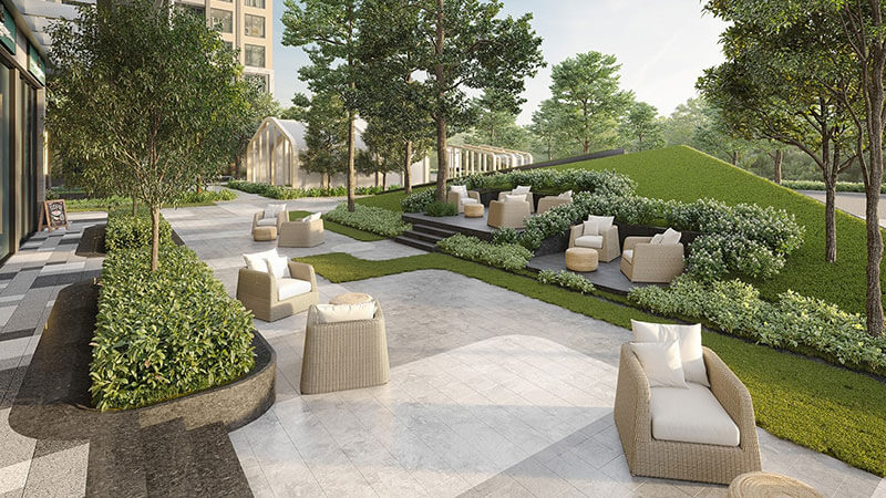 Lounge thư giãn ngoài trời